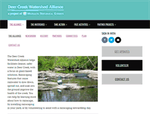 Tablet Screenshot of deercreekalliance.org